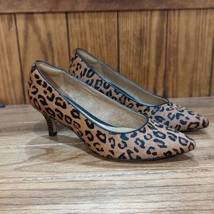 Clarks Artisan Leopard Heels 6.5